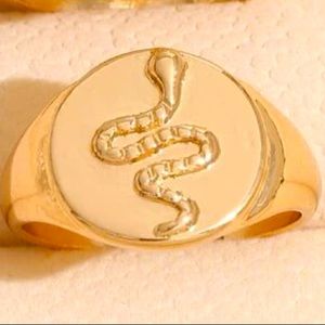 Gold Snake Ring